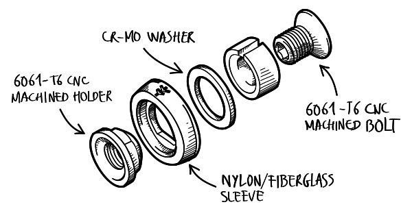 Volcano Graphite Barends Replacement Rings Specs