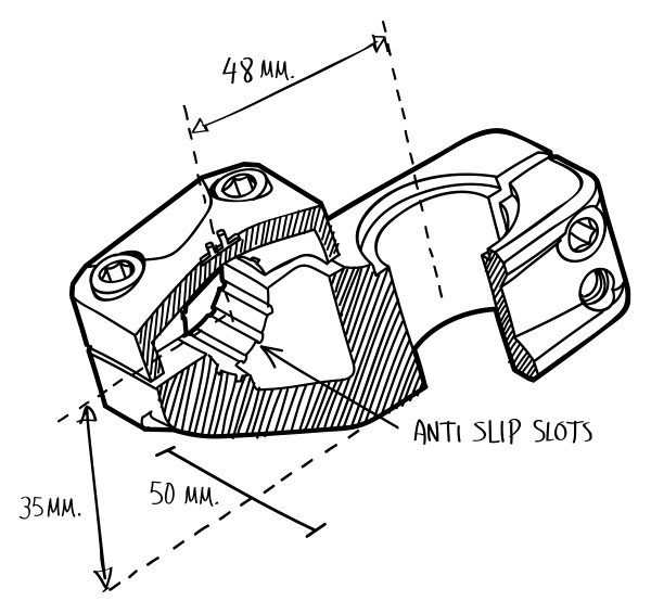 Volcano 35 Stem Specs