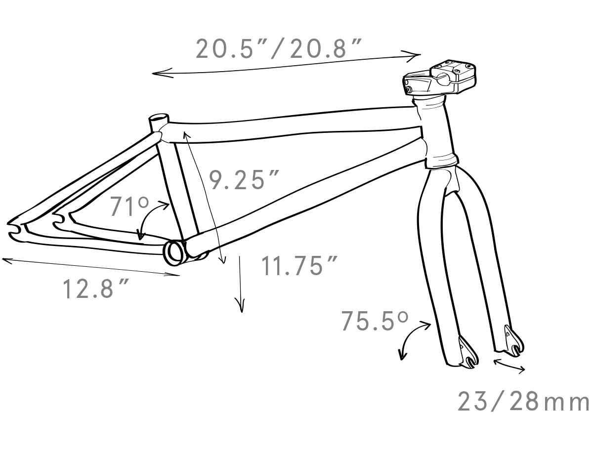 Savanna Frameset Specs
