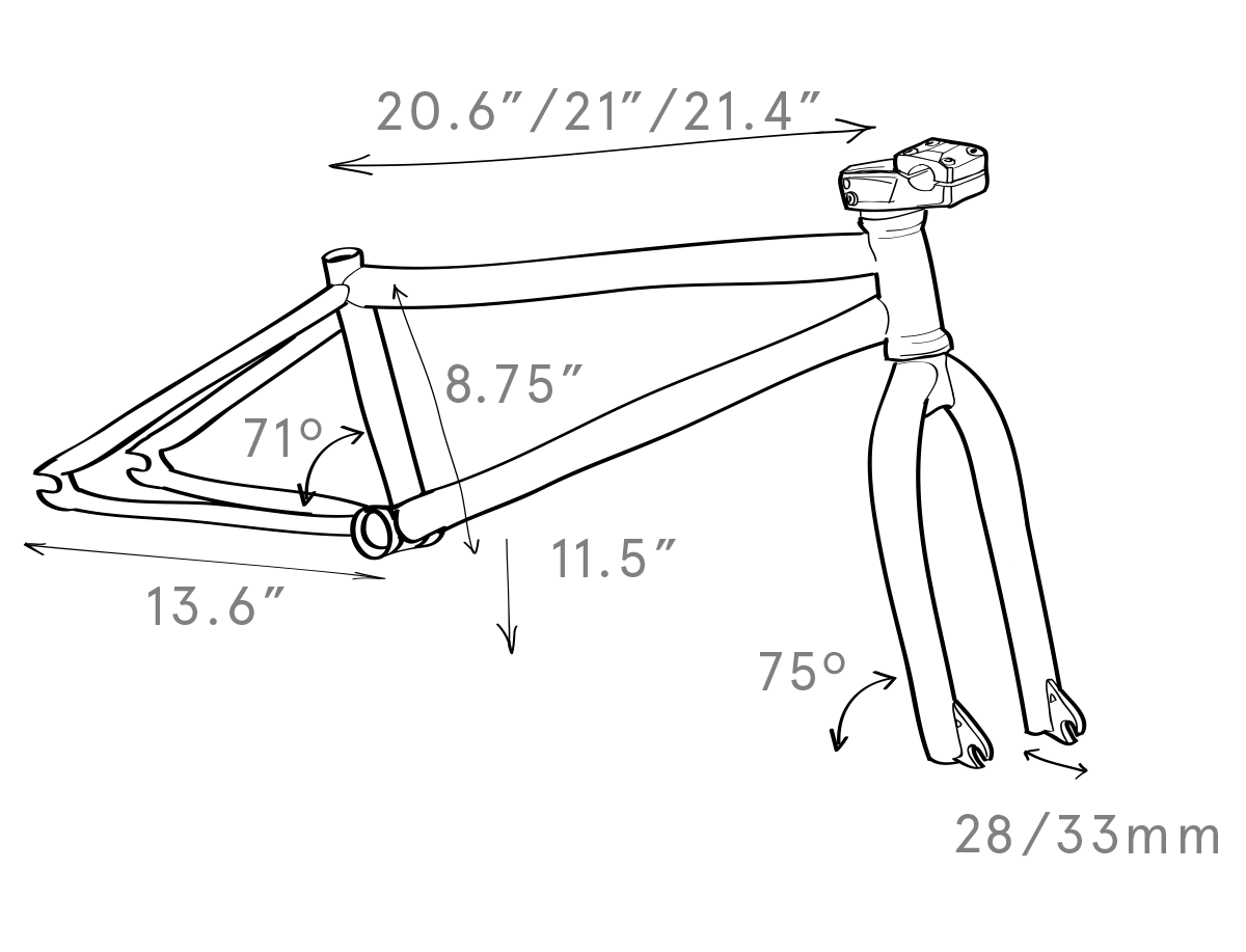 Sierra Frameset Specs
